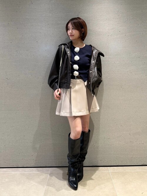 ルーズロングブーツ