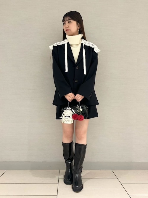 レースカラーテーラードジャケット（テーラードジャケット）｜SNIDEL