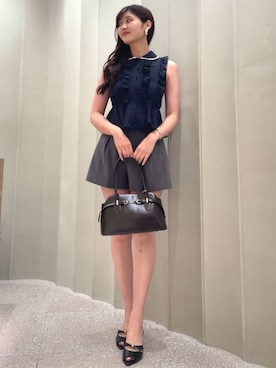 「SNIDEL（スナイデル）のアイテム（アクセサリー）」を使った、SNIDELさん（レディース・171cm）の夏コーディネート
