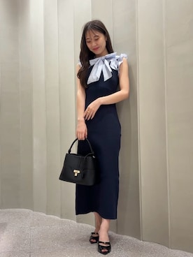 「SNIDEL（スナイデル）のアイテム（バッグ）」を使った、SNIDELさん（レディース・160cm）の夏コーディネート