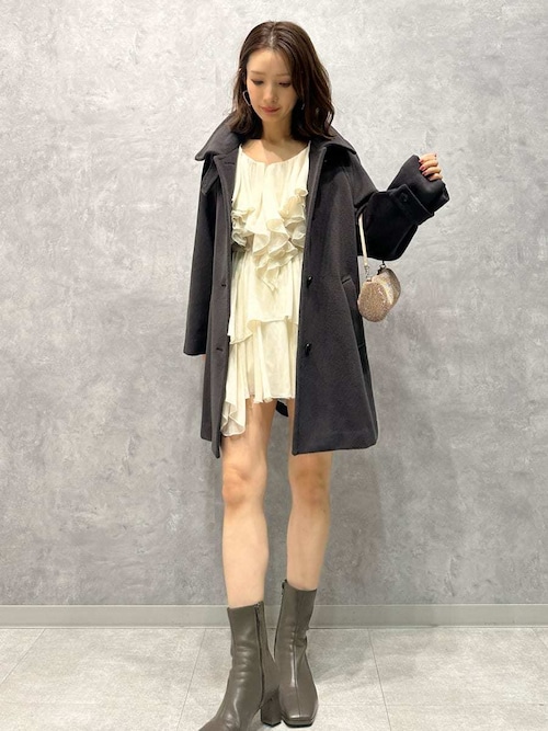 ステンカラーミドルコート（ステンカラーコート）｜SNIDEL（スナイデル
