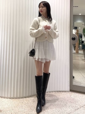 「肌見せ」｜SNIDELさん（レディース・158cm）の秋コーディネート