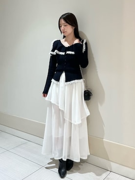 SNIDELさん（レディース・155cm）の冬コーディネート