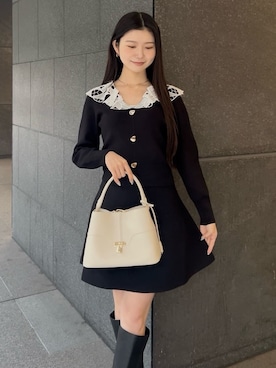 SNIDELさん（レディース・165cm）の冬コーディネート