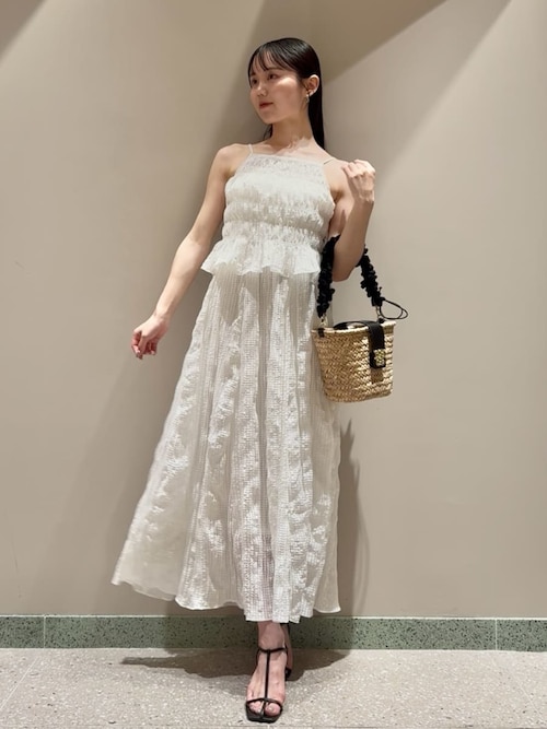 アメスリプリーツドッキングワンピース（ワンピース）｜SNIDEL