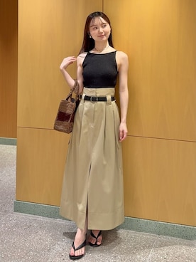 SNIDELさん（レディース・160cm）の夏コーディネート