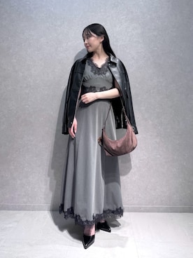 「SNIDEL（スナイデル）のアイテム（バッグ）」を使った、SNIDELさん（レディース・158cm）の秋コーディネート