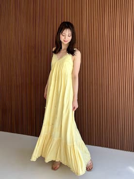「アイテム（パンプス、その他）」を使った、SNIDELさん（レディース・162cm）の夏コーディネート