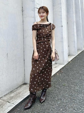 「アイテム（イヤリング、その他）」を使った、SNIDELさん（レディース・153cm）の夏コーディネート