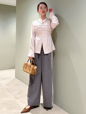 SNIDELさん（レディース・159cm）の冬コーディネート