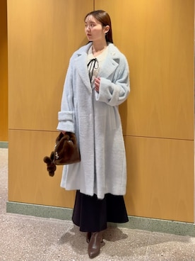 「アイテム（キーケース/キーアクセサリー）」を使った、SNIDELさん（レディース・160cm）の冬コーディネート