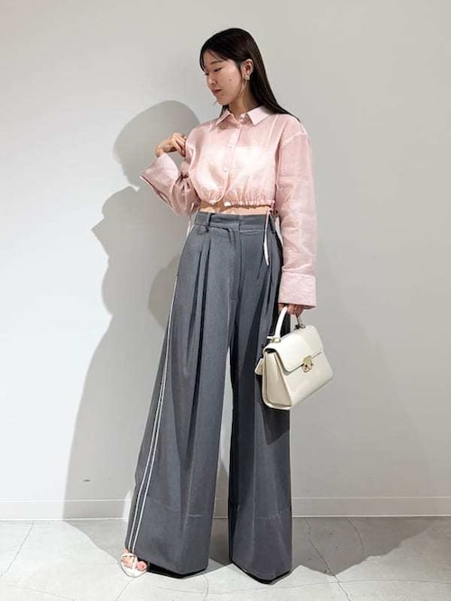 SNIDEL◆長袖シャツ/one/コットン/ピンク/チェック/SWFB245133 SNIDEL Long Sleeve Shirt One Cotton Pink Check SWFB245133 | eBay