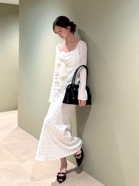 「SNIDEL（スナイデル）のアイテム（アクセサリー）」を使った、SNIDELさん（レディース・162cm）の秋コーディネート
