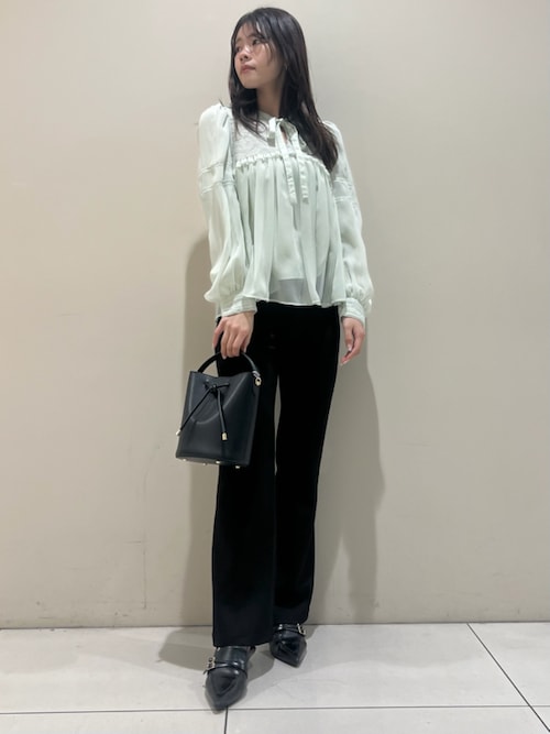 すぐ届く 可愛い【SNIDEL】フレア カット パンツ フレアカットパンツ(ロングパンツ)｜パンツ｜SNIDEL(スナイデル
