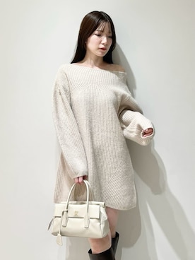 「肌見せ」｜SNIDELさん（レディース・155cm）の秋コーディネート