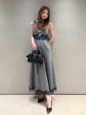 「SNIDEL（スナイデル）のアイテム（ワンピース/ドレス）」を使った、SNIDELさん（レディース・167cm）の夏コーディネート