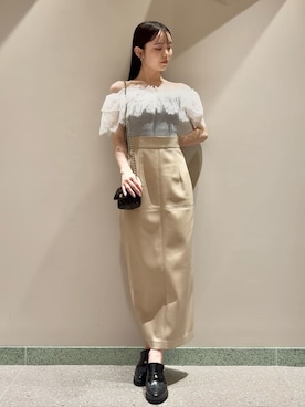 SNIDELさん（レディース・160cm）の夏コーディネート