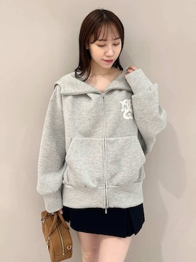 「アイテム（パーカー）」を使った、SNIDELさん（レディース・162cm）の夏コーディネート