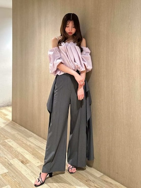 SNIDELさん（レディース・167cm）の春コーディネート