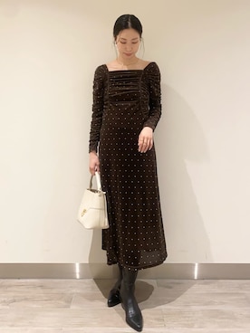 SNIDELさん（レディース・167cm）の冬コーディネート