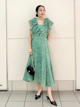 「SNIDEL（スナイデル）のアイテム（シューズ）」を使った、SNIDELさん（レディース・165cm）の春コーディネート