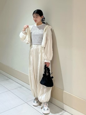 「Chacott（チャコット）のアイテム」を使った、SNIDELさん（レディース・158cm）の春コーディネート