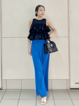 「SNIDEL（スナイデル）のアイテム（バッグ）」を使った、SNIDELさん（レディース・165cm）の春コーディネート