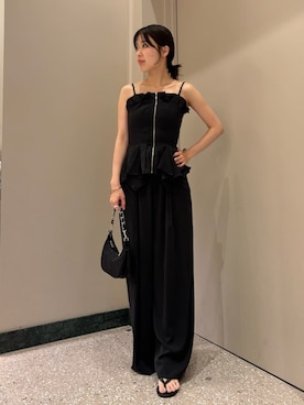 「SNIDEL（スナイデル）のアイテム（トップス）」を使った、SNIDELさん（レディース・158cm）の夏コーディネート