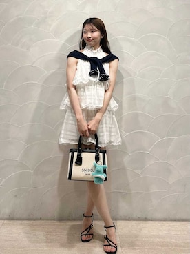「SNIDEL（スナイデル）のアイテム（バッグ）」を使った、SNIDELさん（レディース・162cm）の春コーディネート