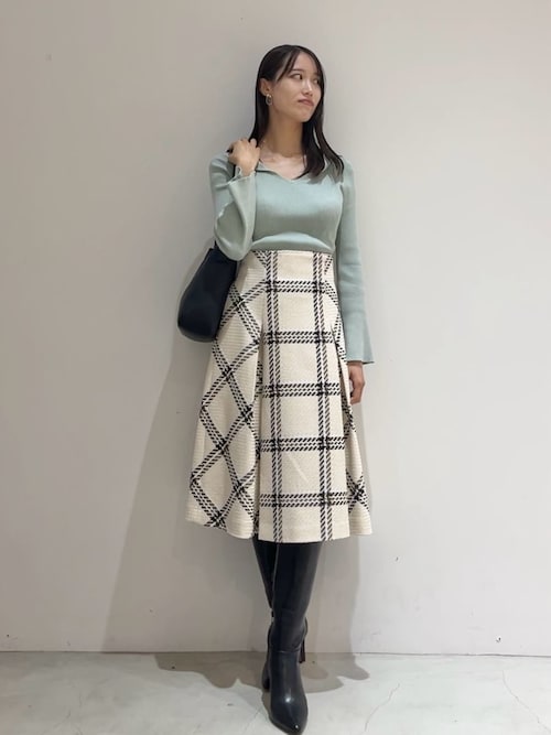 オフショル衿ニットプルオーバー（ニット/セーター）｜SNIDEL