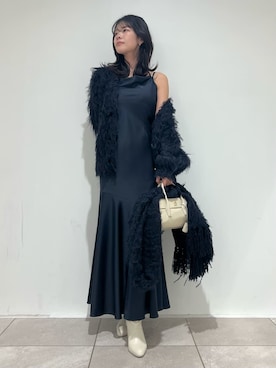 「SNIDEL（スナイデル）のアイテム（トップス）」を使った、SNIDELさん（レディース・157cm）の冬コーディネート