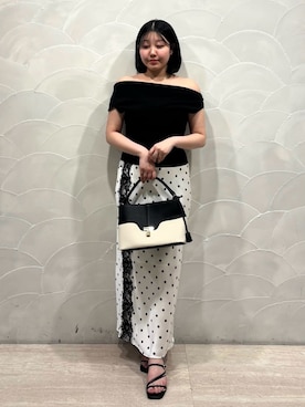 「SNIDEL（スナイデル）のアイテム」を使った、SNIDELさん（レディース・153cm）の夏コーディネート