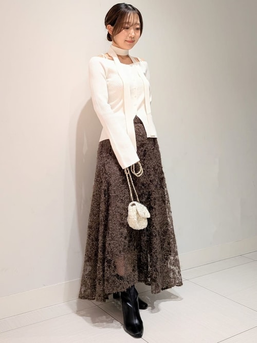 タイ付きニットプルオーバー（ニット/セーター）｜SNIDEL（スナイデル