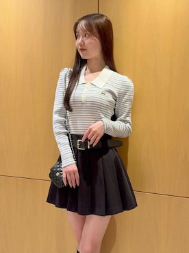 「Clarks（クラークス）のアイテム（その他シューズ）」を使った、SNIDELさん（レディース・160cm）の秋コーディネート