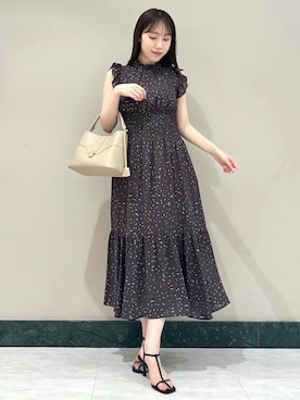 「シアー素材」｜SNIDELさん（レディース・162cm）の夏コーディネート