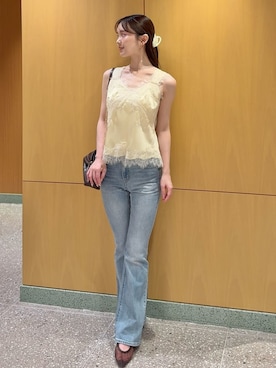 「SNIDEL（スナイデル）のアイテム（アクセサリー）」を使った、SNIDELさん（レディース・160cm）の夏コーディネート