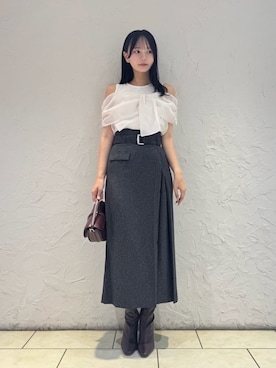 SNIDELさん（レディース・163cm）の夏コーディネート