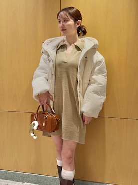 「アイテム（チャーム）」を使った、SNIDELさん（レディース・160cm）の秋コーディネート