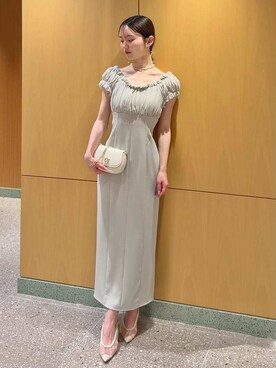 「SNIDEL（スナイデル）のアイテム（バッグ）」を使った、SNIDELさん（レディース・160cm）の夏コーディネート