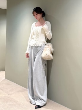 「SNIDEL（スナイデル）のアイテム（パンツ）」を使った、SNIDELさん（レディース・162cm）の夏コーディネート