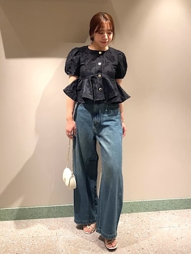 「SNIDEL（スナイデル）のアイテム（トップス）」を使った、SNIDELさん（レディース・166cm）の夏コーディネート
