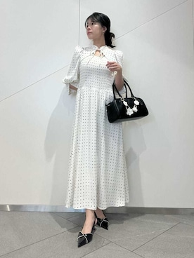 「SNIDEL（スナイデル）のアイテム（シューズ）」を使った、SNIDELさん（レディース・157cm）の春コーディネート