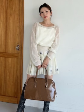 「骨格ナチュラル」｜SNIDELさん（レディース・159cm）の夏コーディネート