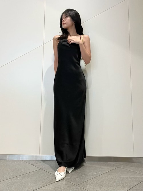 SNIDEL ハンマーサテンキャミワンピース ハンマーサテンキャミワンピース（ワンピース）｜SNIDEL（スナイデル