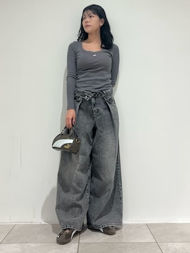 SNIDELさん（レディース・157cm）の秋コーディネート