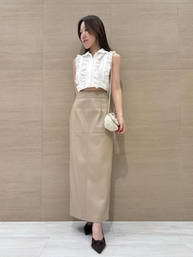 SNIDELさん（レディース・166cm）の夏コーディネート