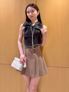 「SNIDEL（スナイデル）のアイテム（パンツ）」を使った、SNIDELさん（レディース・160cm）の春コーディネート