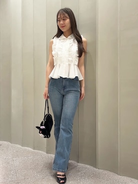 SNIDELさん(レディース・160cm)の夏コーディネート