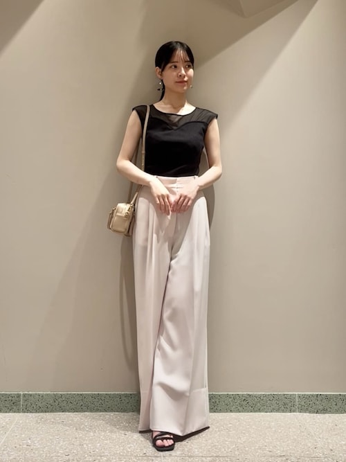 【試着のみ】SNIDEL カットソー ペプラムカットソー（カットソー/Tシャツ）｜SNIDEL（スナイデル