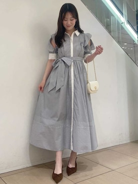 SNIDELさん（レディース・158cm）の冬コーディネート